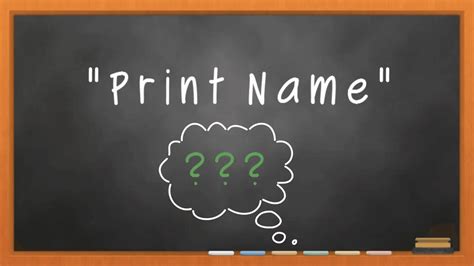 What Is Print Name Mean? – An Insightful Exploration